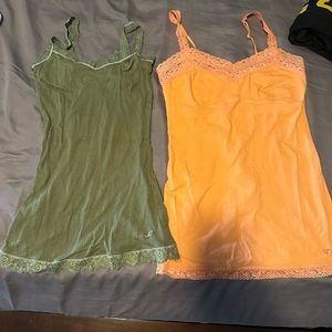 Hollister and American eagle tank tops
